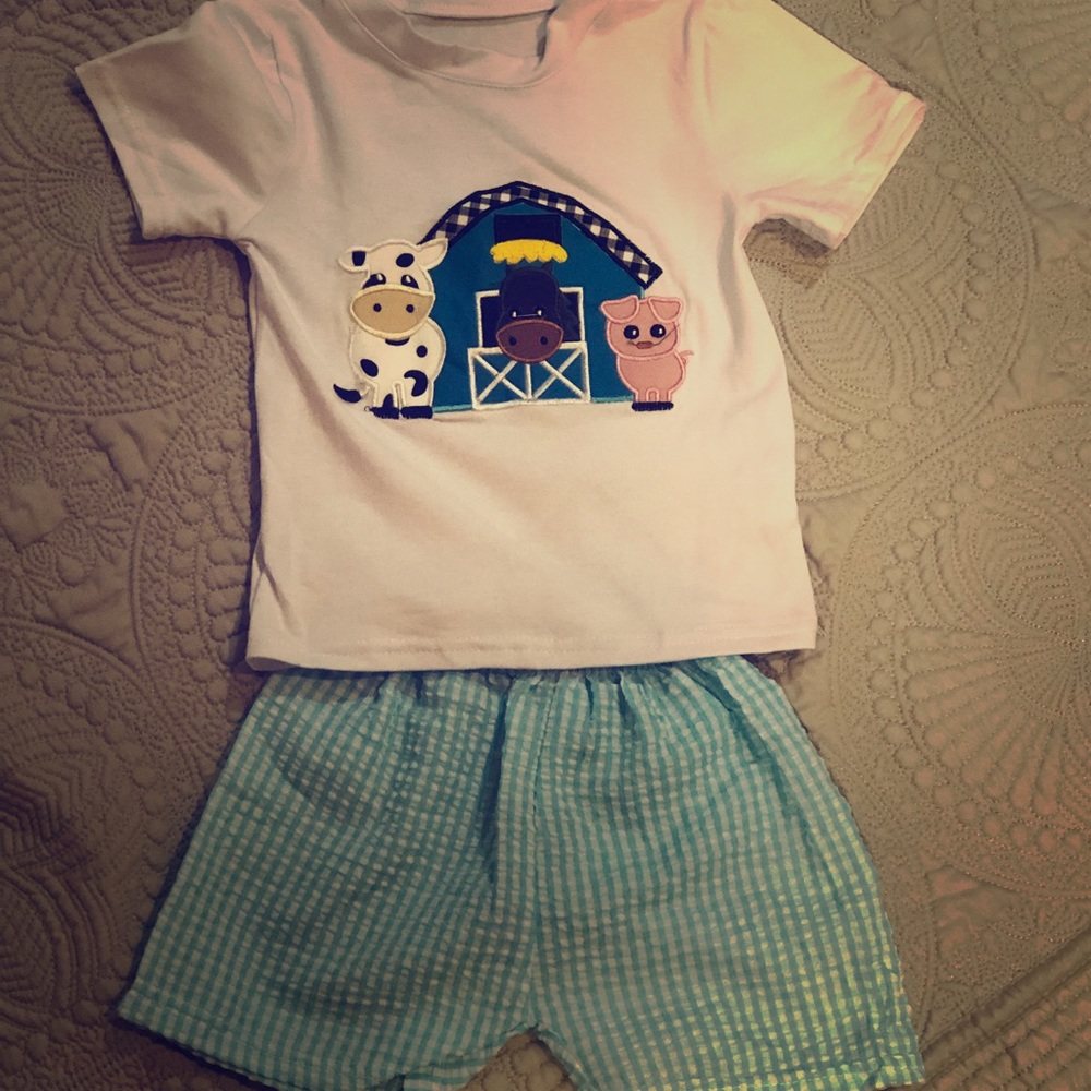 Little boys farm set